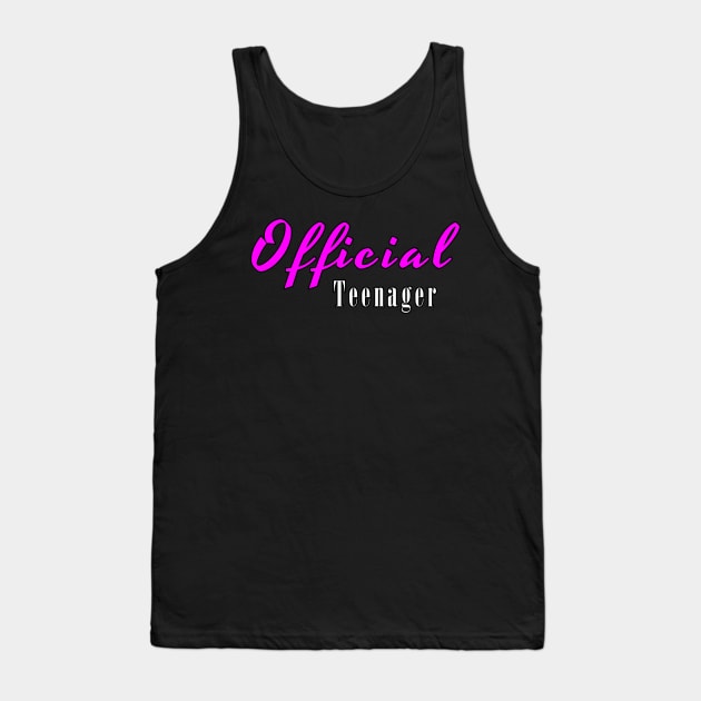 official teenager Tank Top by Mamon